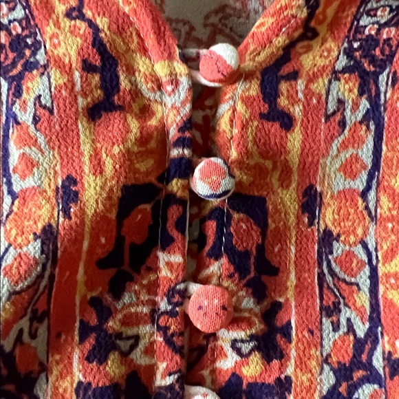 Free People Magic Mystery Tunic Bell
Sleeve Mini Dress Button Detail Sz Medium - Picture 8 of 16